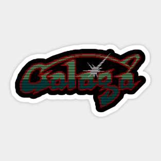 Galaga Logo Sticker